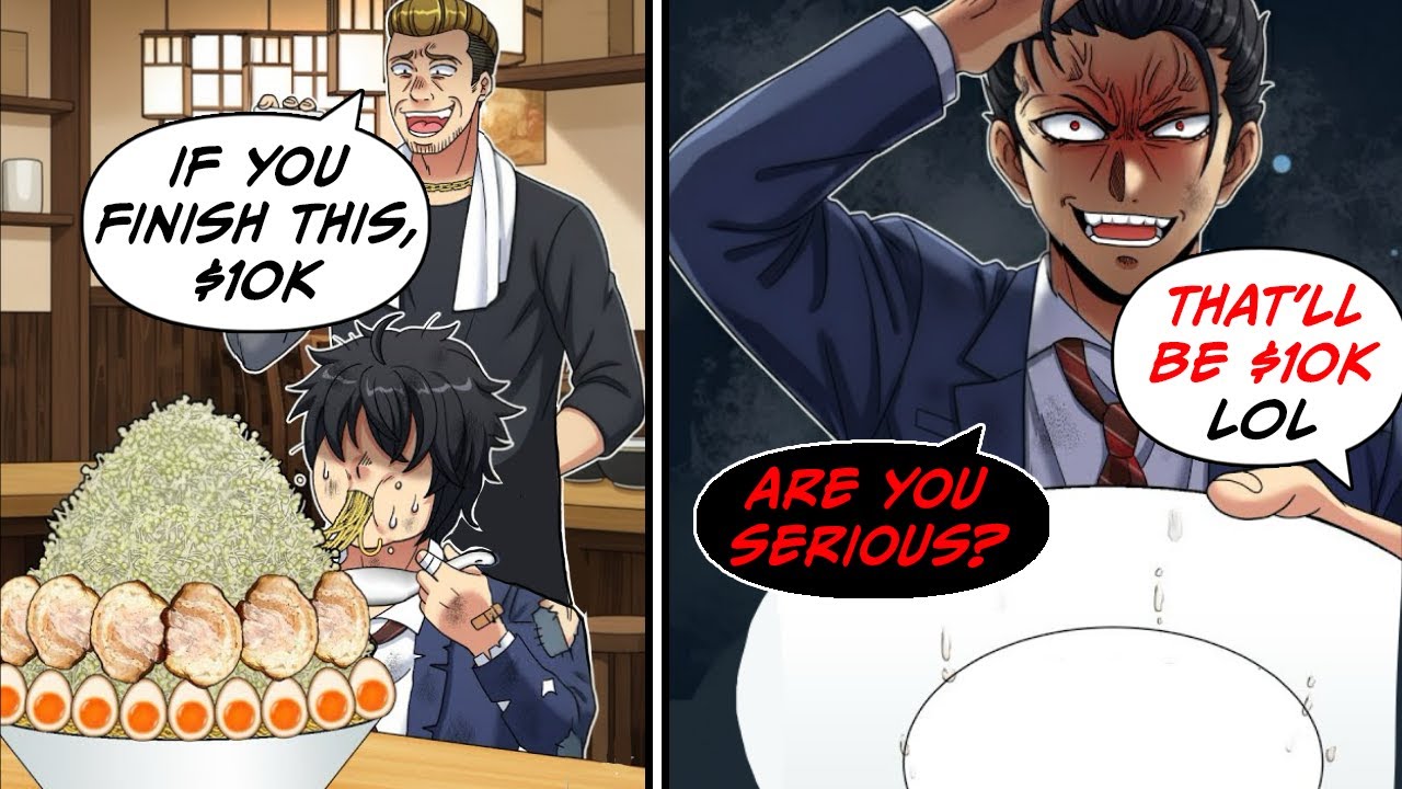 I took part in a ramen challenge where if I finished the bowl I would receive $10k