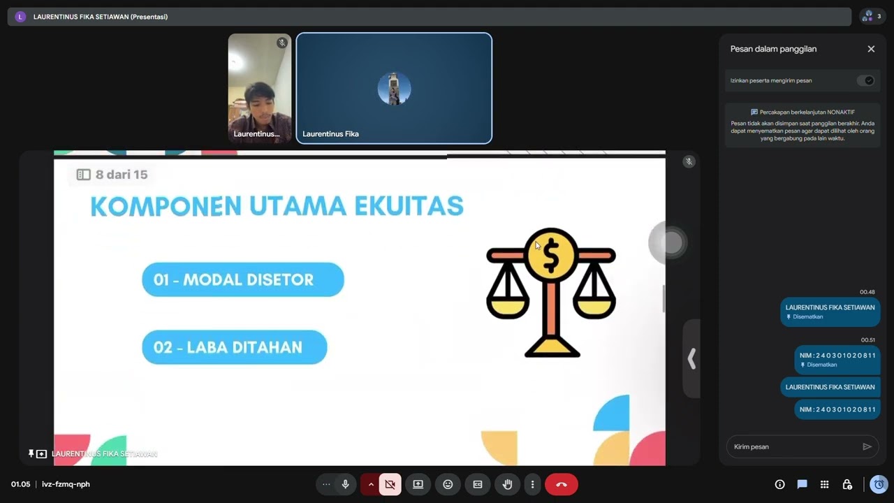 Presentasi Tugas Akuntansi Keuangan 1 Laurentinus Fika Setiawan