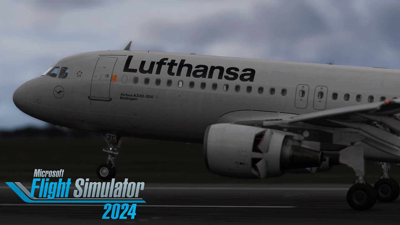 FS2024 | SMOOTH Lufthansa A320 Landing in Leipzig