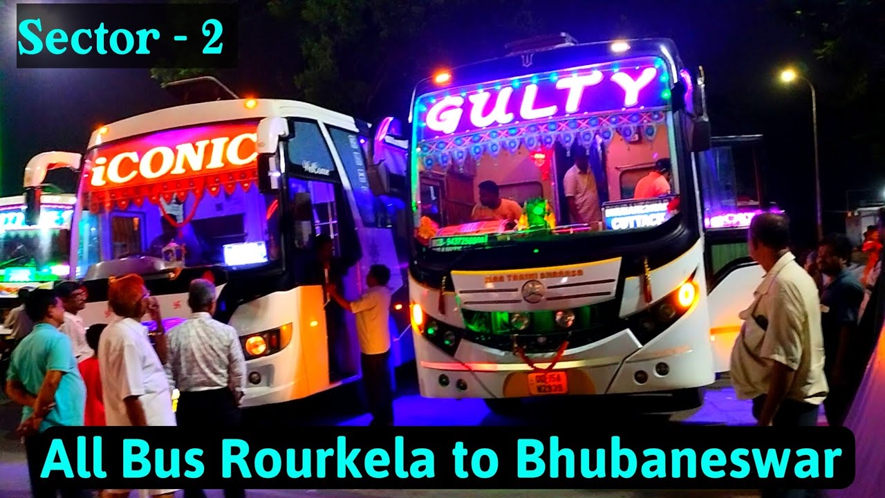 All Operators Bus Rourkela to Bhubaneswar | Rourkela to Bhubaneswar All Bus Timetable |