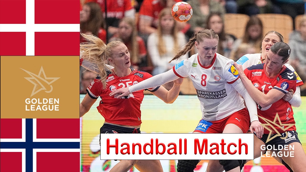 Denmark - Norway handball Women's Golden League 2024