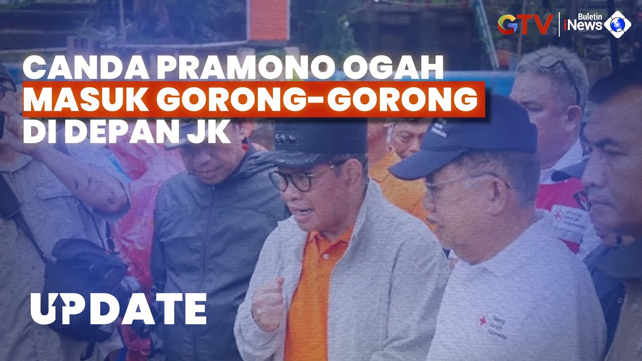 Canda Pramono Ogah Masuk Gorong-gorong di Depan JK | Terkini