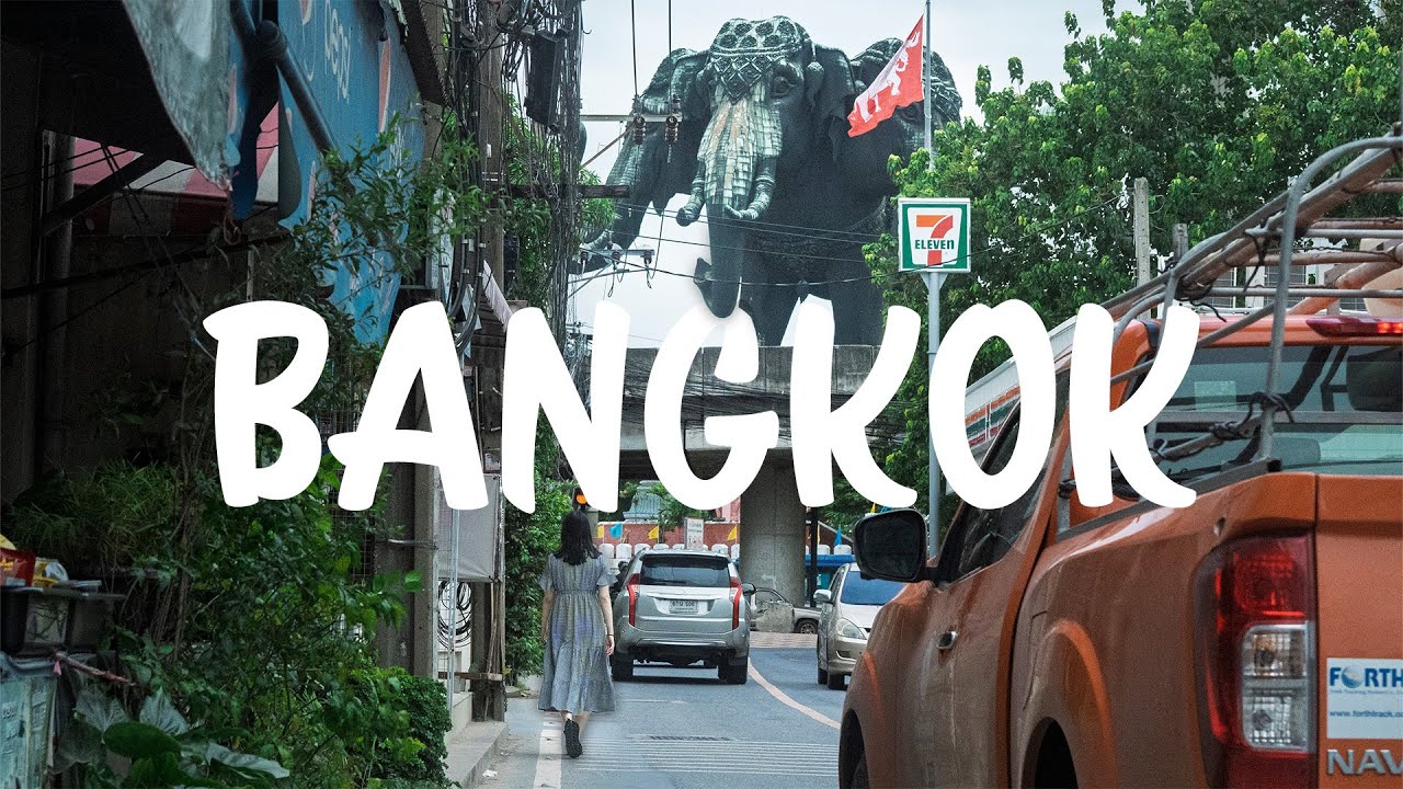 Бангкок, день 3 и 4: Гигантский трехглавый слон и обед у моря | Cinematic Vlog