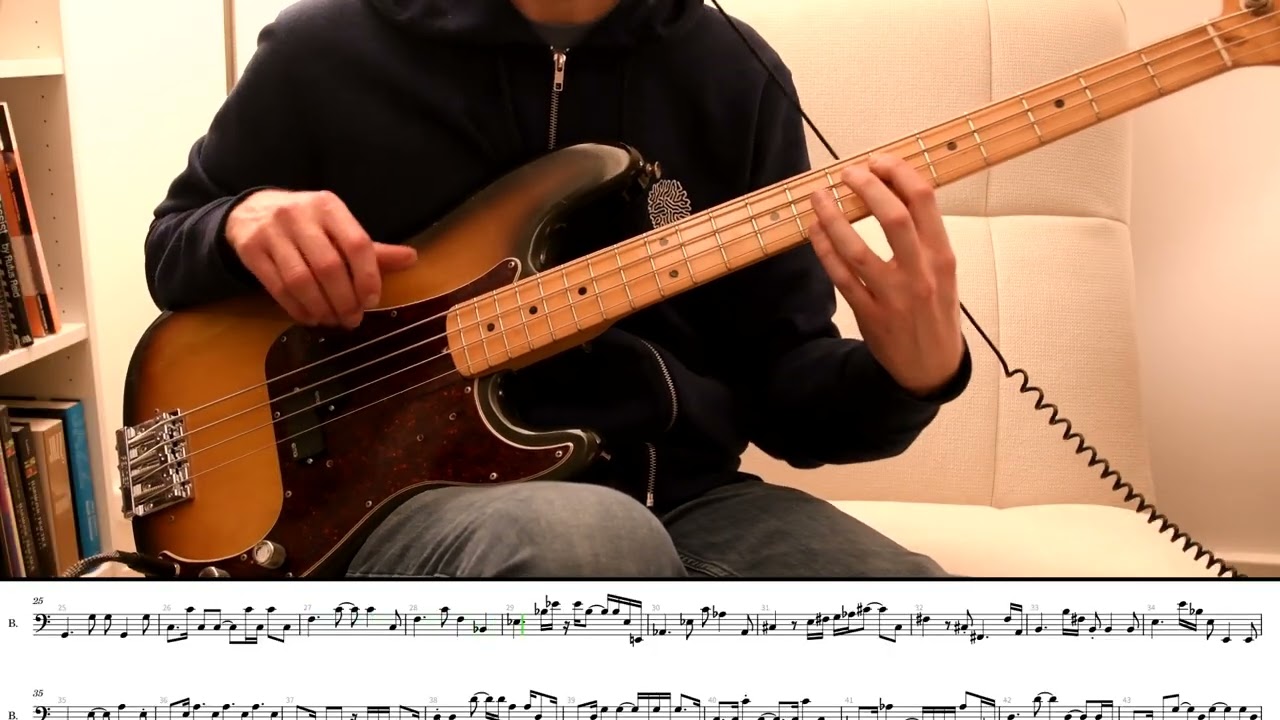 Theme from Taxi Driver - Bass Transcription