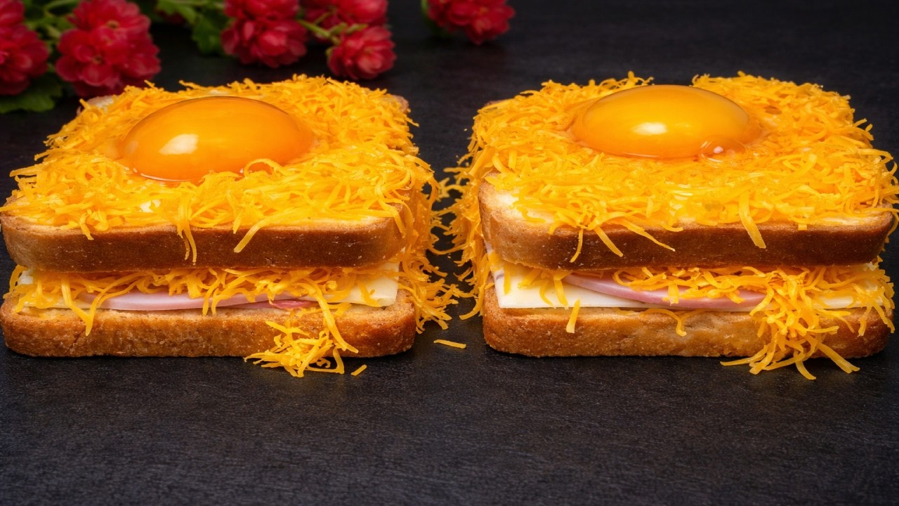 Ein Frühstück wie für einen Olympiasieger! So leckere Eiersandwiches haben Sie noch nie gegessen!