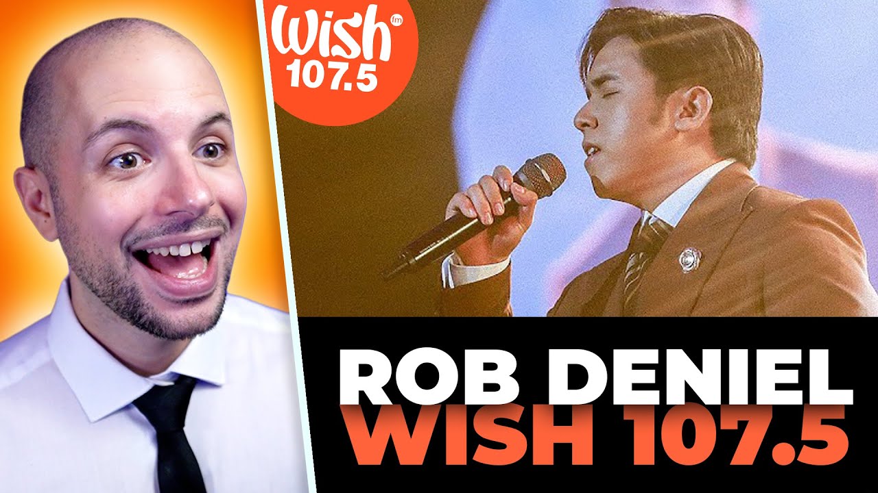 1st time reaction to Rob Deniel | Wish 107.5 'Ikaw Sana' & 'Nandito Ako' Live
