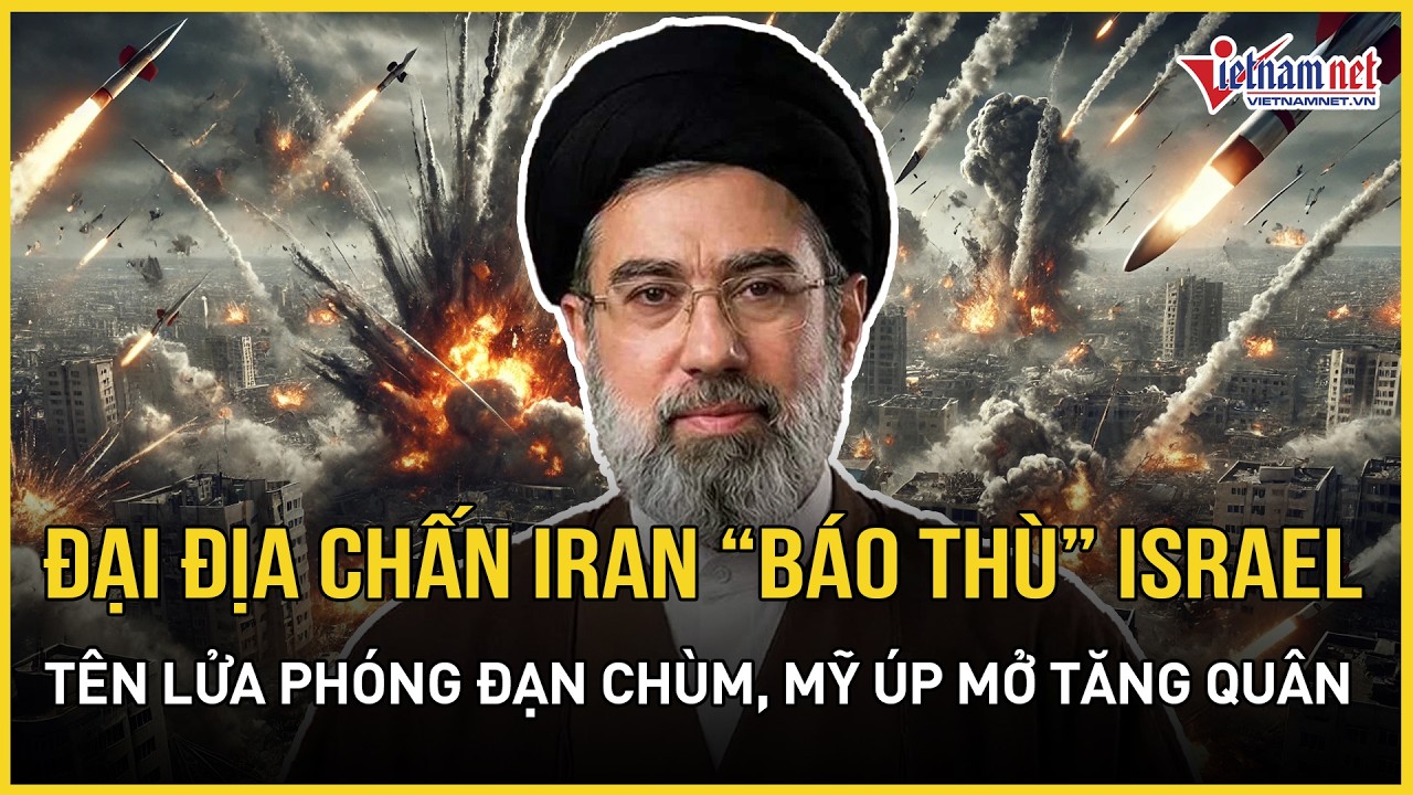 Đại địa chấn: Iran “báo thù” Israel, tên lửa phóng đạn chùm tàn khốc, Mỹ úp mở tăng quân bành trướng