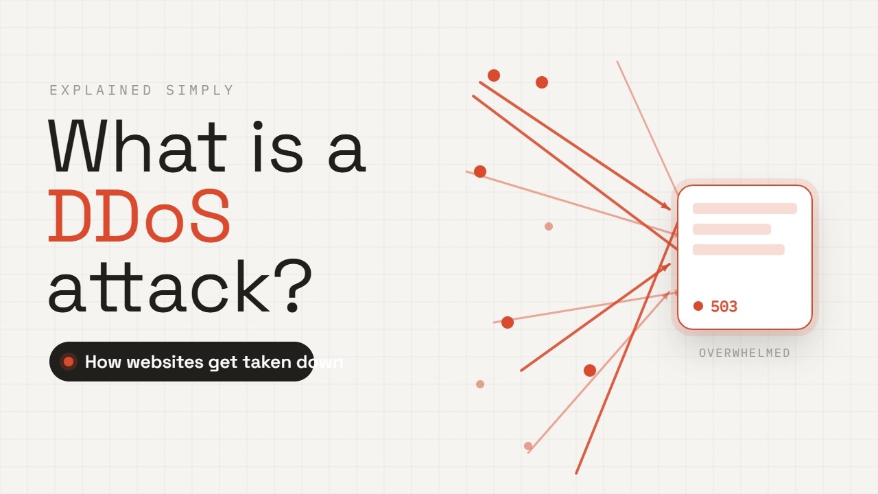 DDoS Attacks Explained in 3 Minutes: How the Flood Works & How to Stop It