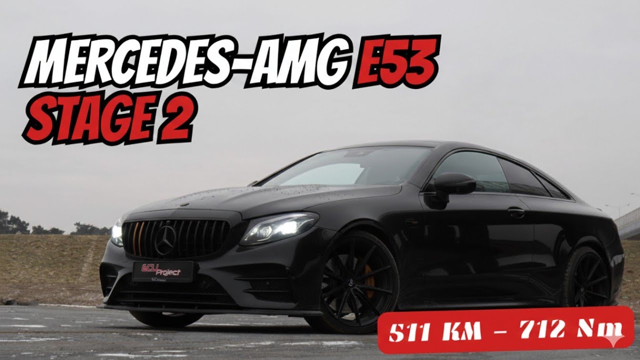 Czarny bandyta. Mercedes-AMG E53 C238 - 3.0 R6 M256 Stage 2 - Wydech BaqExhaust- Dolot BlackBoost