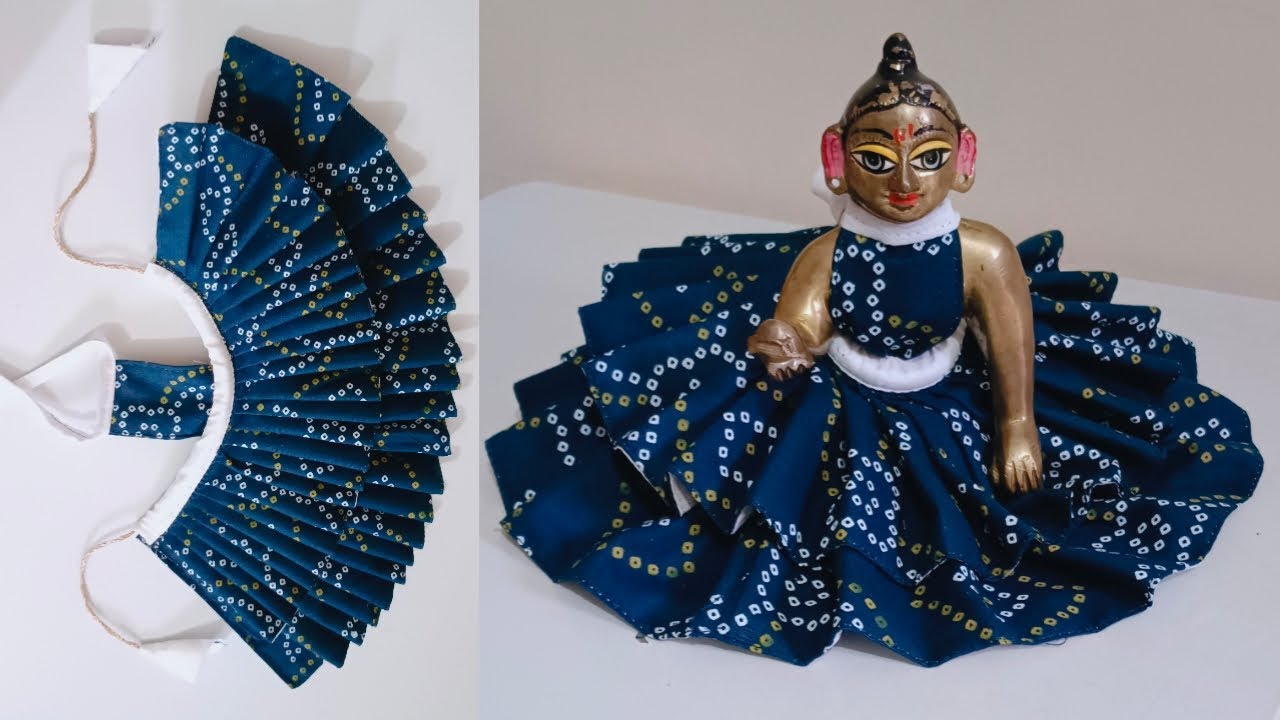 बिना किसी लेस के बनाए लडडू गोपाल की ड्रेस/Laddu Gopal Ki Dress/Kanhaji Ki Dress/Summer Dress/Poshak 