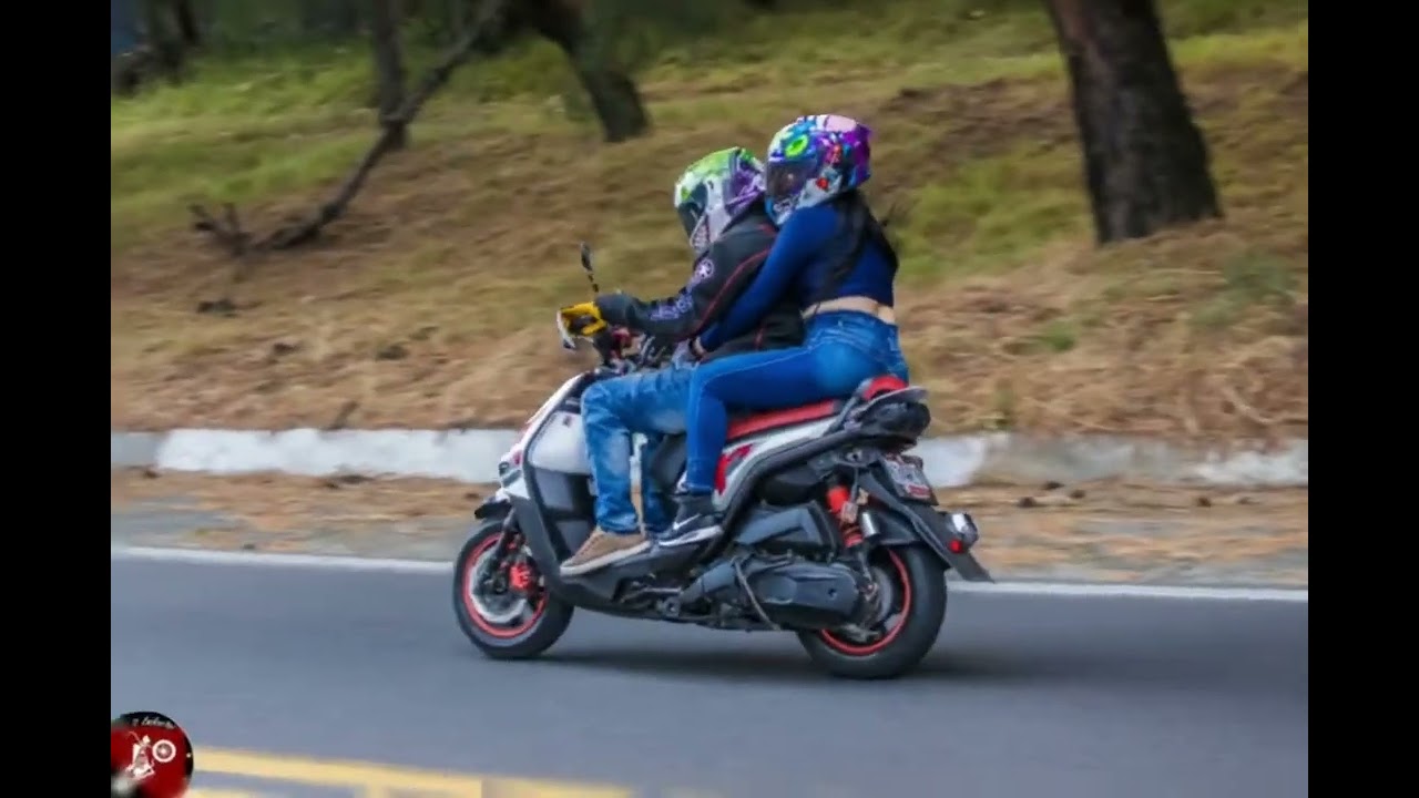 yamaha bws 125 motard pareja biker #it'sapity #libre #3marias #tresmarias
