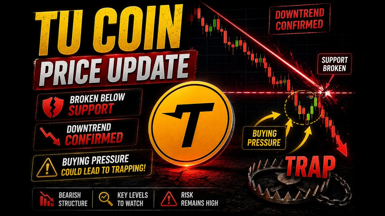 TUT Coin Price Update | TUT Broken the 4H  Support First Sign of Downtrend Confirmed