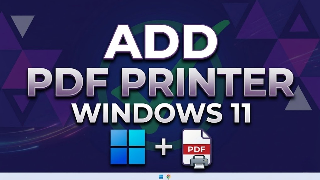 Как добавить принтер Microsoft PDF в Windows 11 (простое руководство)