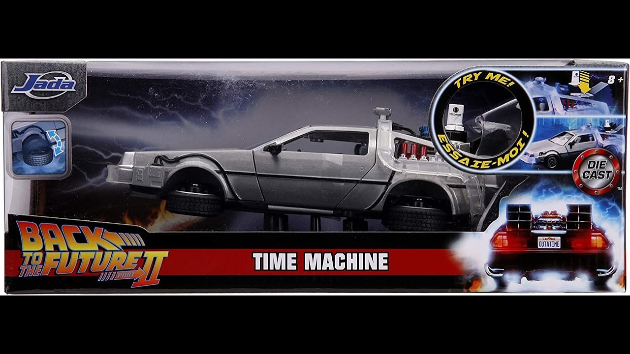 Jada Toys 1/24 Scale Back to the Future II DeLorean Time Machine
