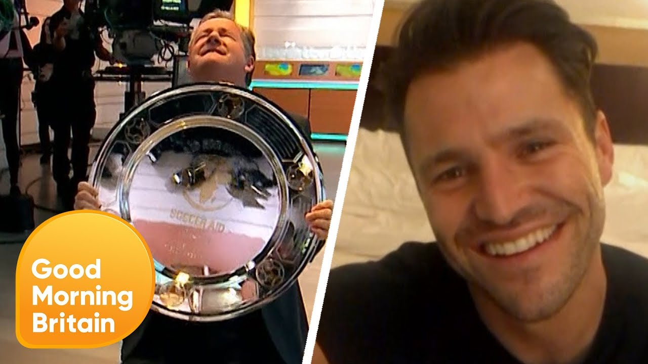 Mark Wright Hangs Up on Piers After Taunting Soccer Aid Loss | Good Morning Britain