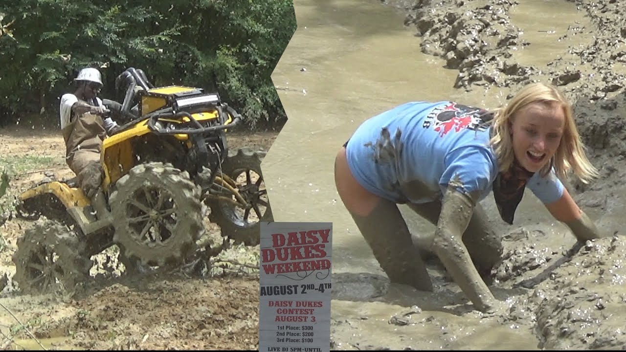 BUSCO BEACH ..... DAISY DUKES WEEKEND PT 11 MUD CRAWL AND NICE ATV'S