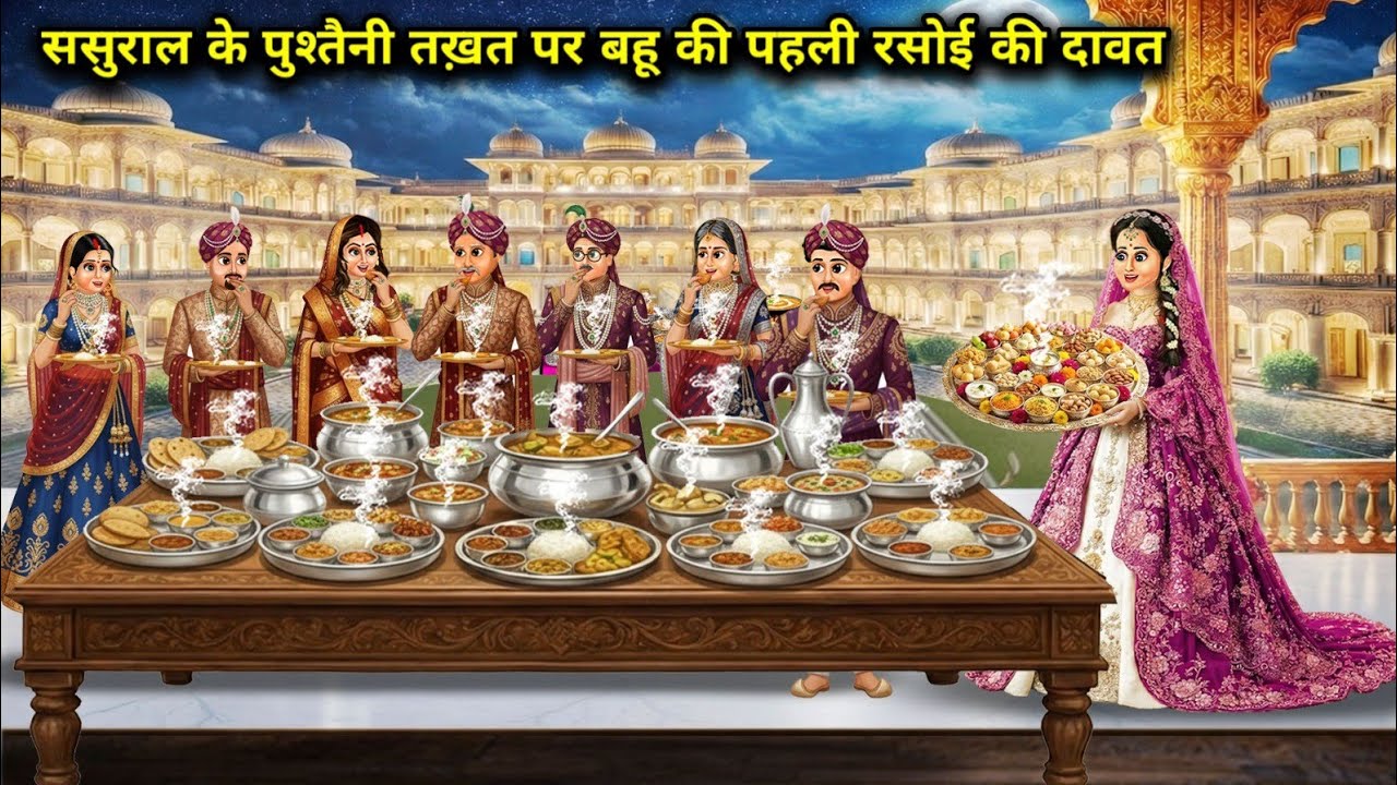  ससुराल के पुश्तैनी तख़त पर बहू की पहली रसोई की दावत || Daughter-in-law's first kitchen feast || ...