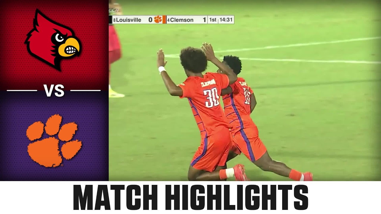 Louisville vs. Clemson Match Highlights | 2026 ACC Men's Soccer