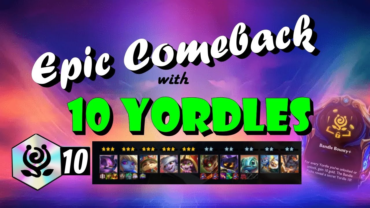 Epic Comeback with 10 Yordles | Prismatic Trait | TFT | League of Legends