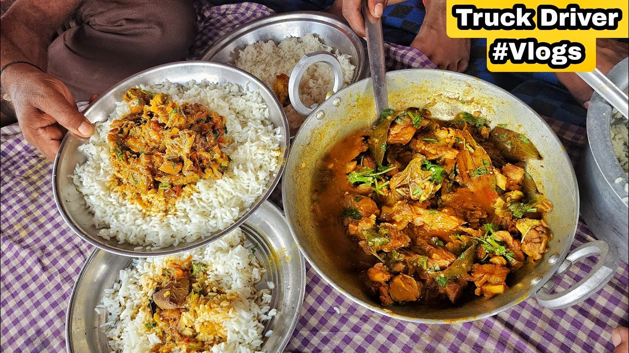 Aaj mutton Curry Banega || cooking inside the truck || Truck Driver life || #vlog #dailyvlog