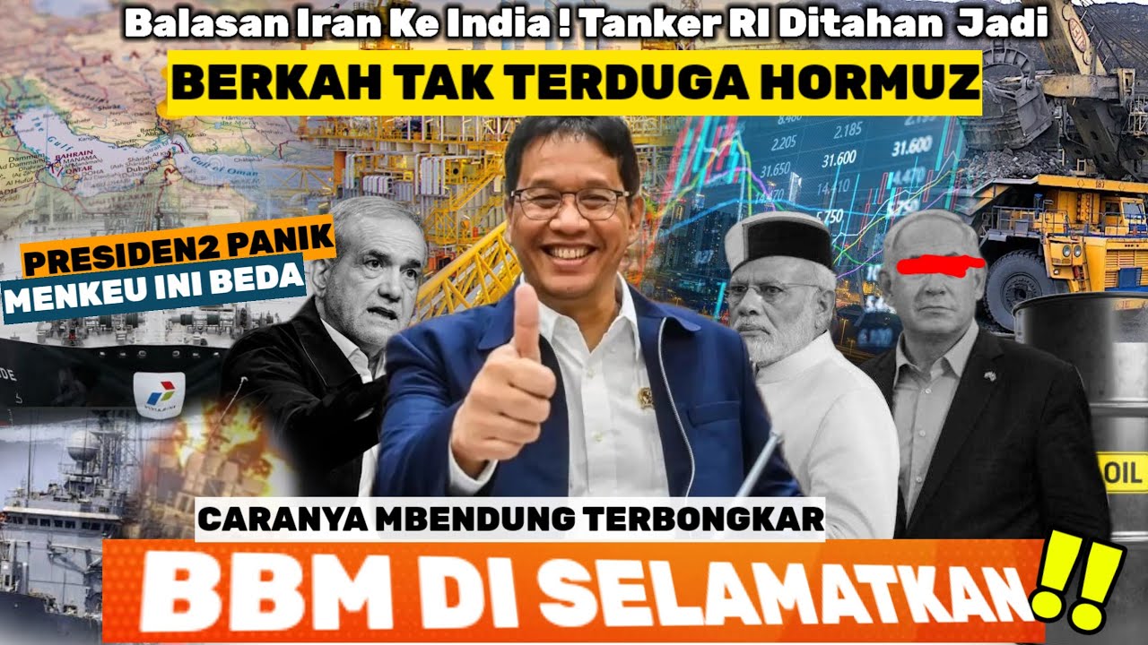 Senyum P Purbaya Hormuz Disegel Iran Curiga India,Diluardugaan Cara Bendung Minyak Naik Simple Tapi