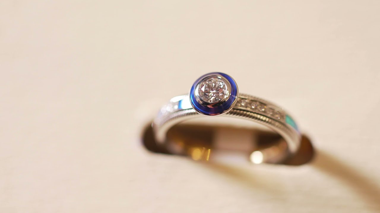 Wellendorff Ring Danke F&uuml;r Brillant Aqua I Brogle.de