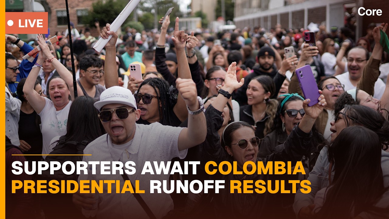 🔴 LIVE: Supporters Await Colombia Presidential Runoff Results | Live | AC115