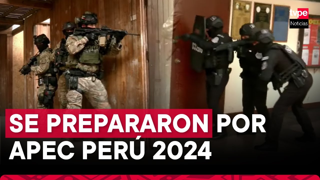 Así fue la intensa y rigurosa preparación de la DINOES de la PNP para el APEC Perú 2024