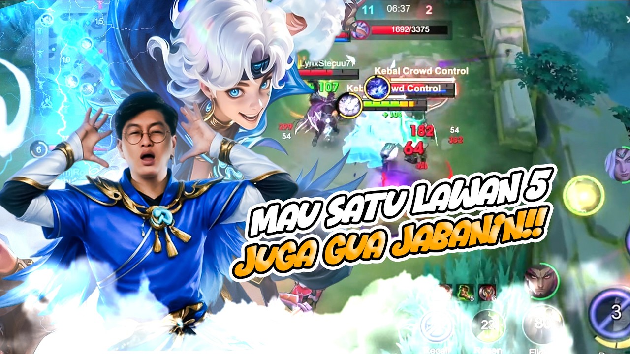 MAU SATU VS 5 KEK GUA JABANIN!!!