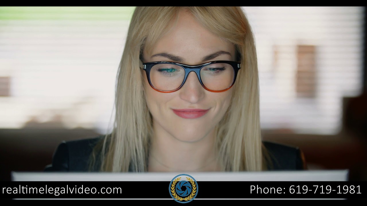 Real Time Legal Video Remote Deposition