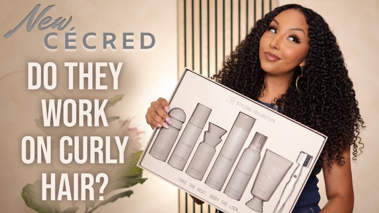 NEW C&Eacute;CRED Styling Products! Do They Work On Curly Hair?  | BiancaReneeToday