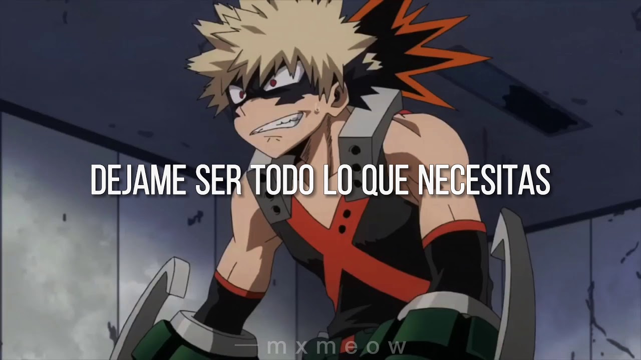 No volverás a escuchar esta canción igual | Let me be your superhero | Bakugo amv