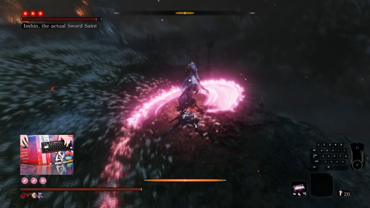 Sekiro Severance - IASS - AP0.9 Sword Only 7mins+ Hitless + Hand cam