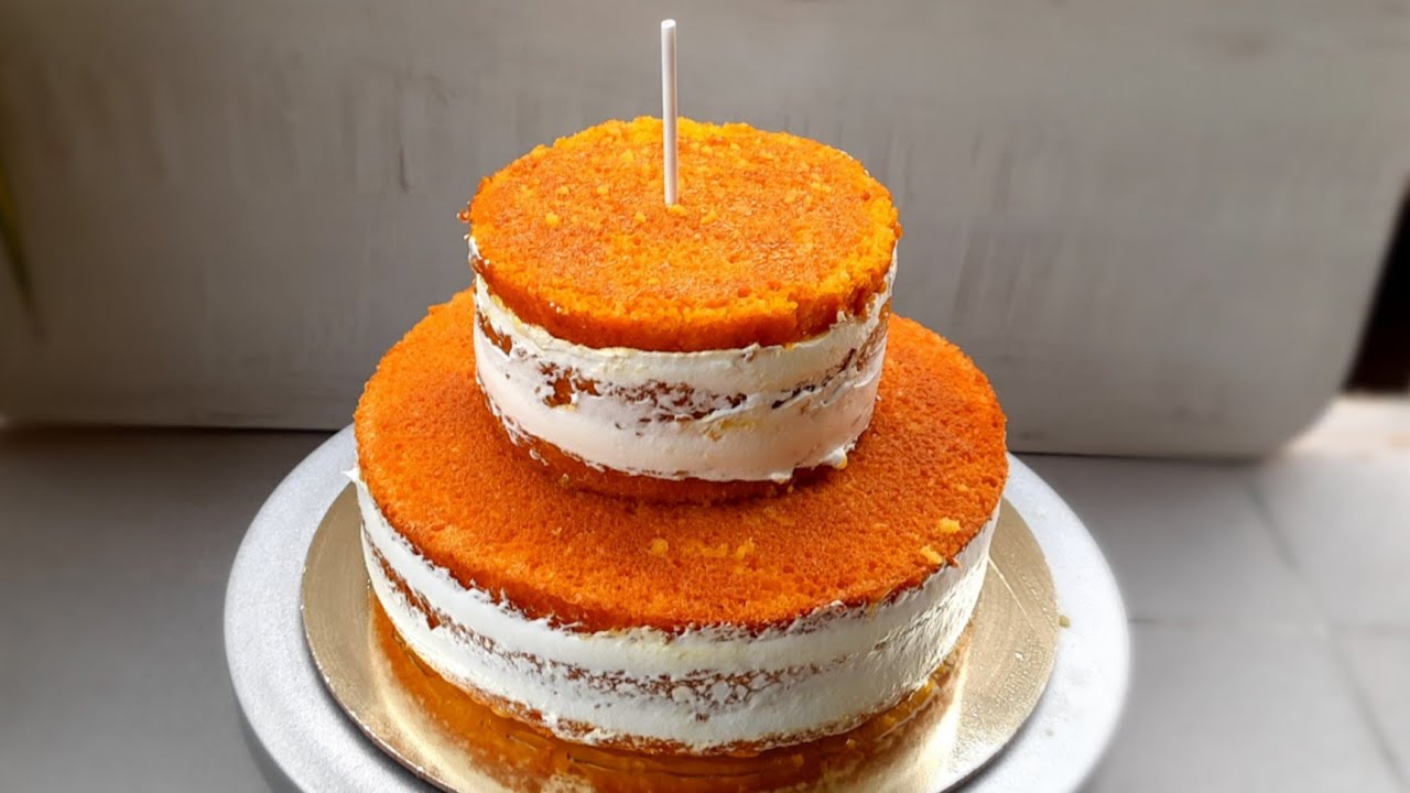 2 tier New trick for cake decoration | cake decoration idea | easy cake decoration | Gokul kitchen