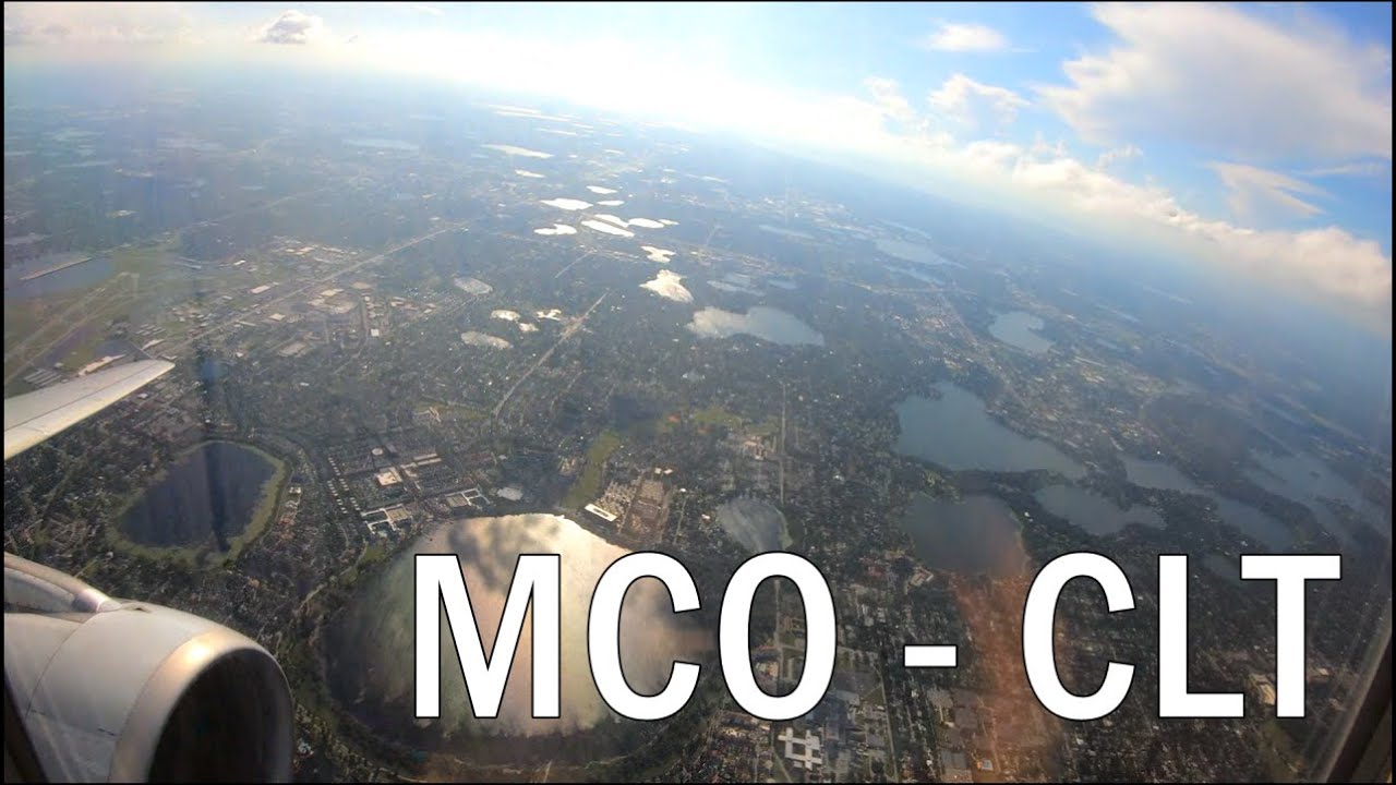 Full Flight from Orlando to Charlotte on an American Airlines A321
