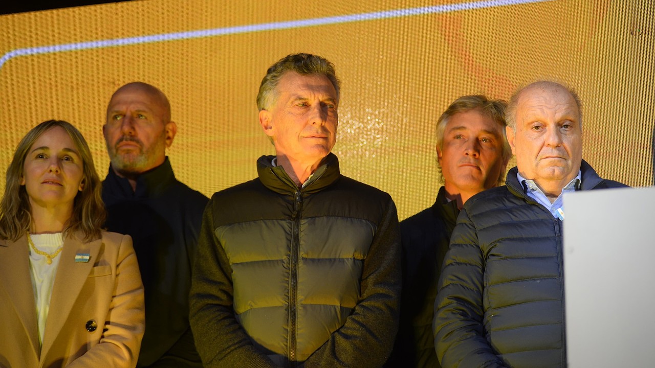 Mauricio Macri encabeza el acto del PRO en Parque Norte