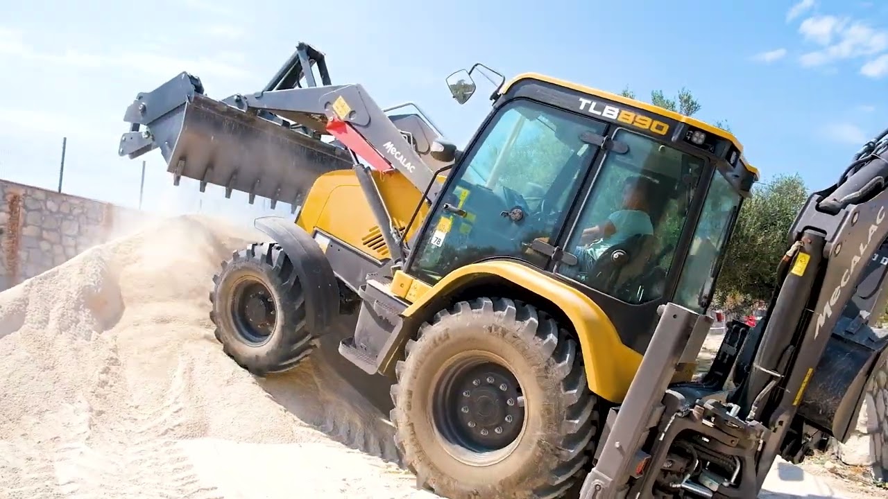 MECALAC TLB890 Beko-Loder; fark yaratan kazı gücü, yükleme kapasitesi ve minimum yakıt tüketimi...