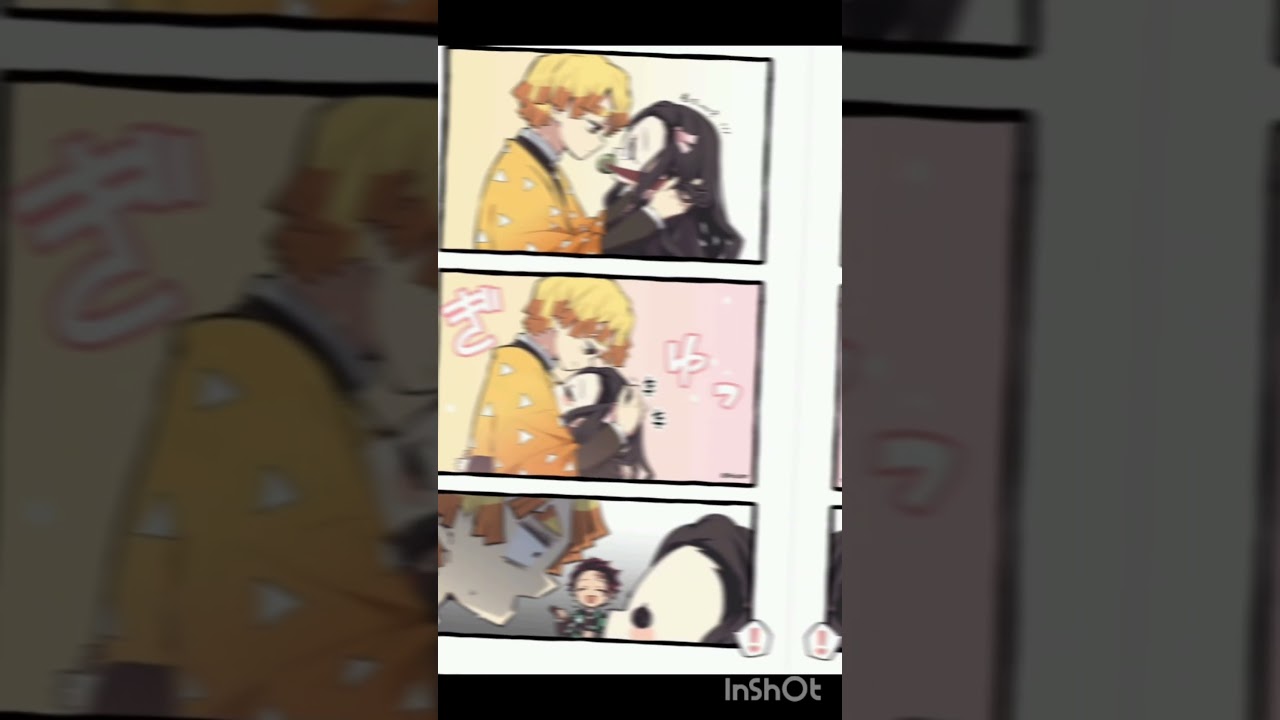 Zenitsu X Nezuko🤭#kimetsunoyaiba#demonslayer#zenitsuxnezuko