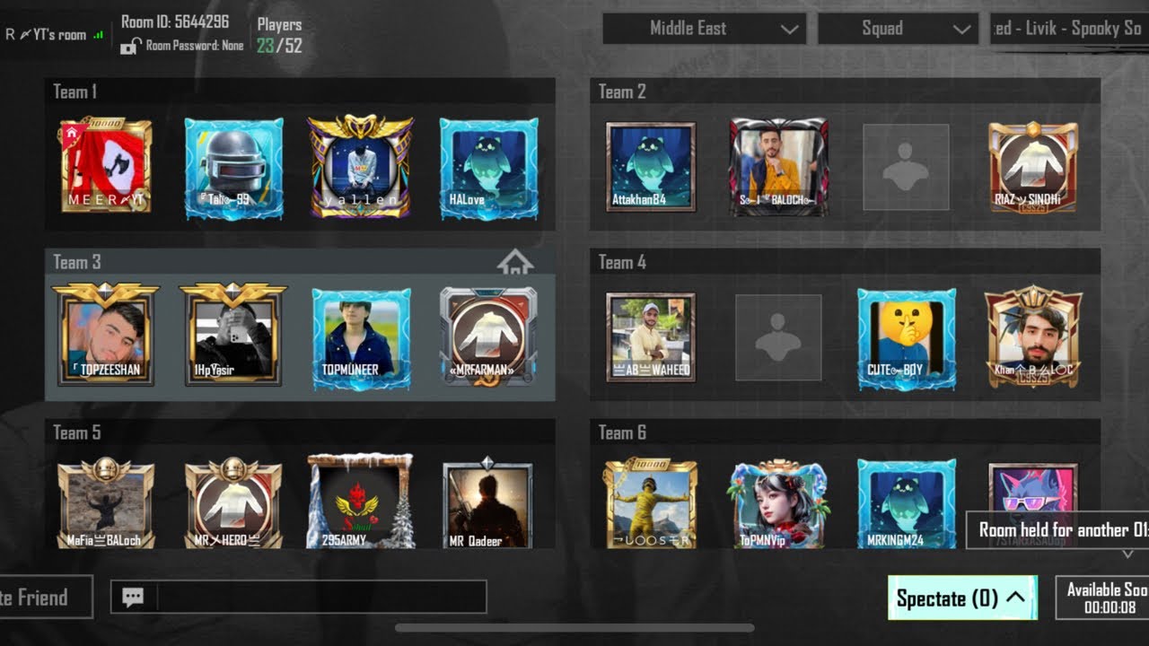 Pubg  mobile live stream custom room daly is live