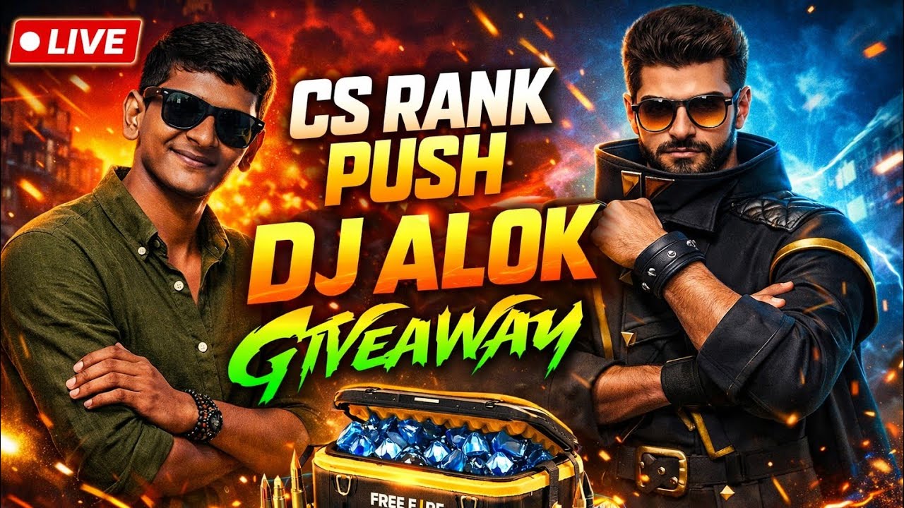 cs rank push gamer Mukesh prajapati dj alok giveaway