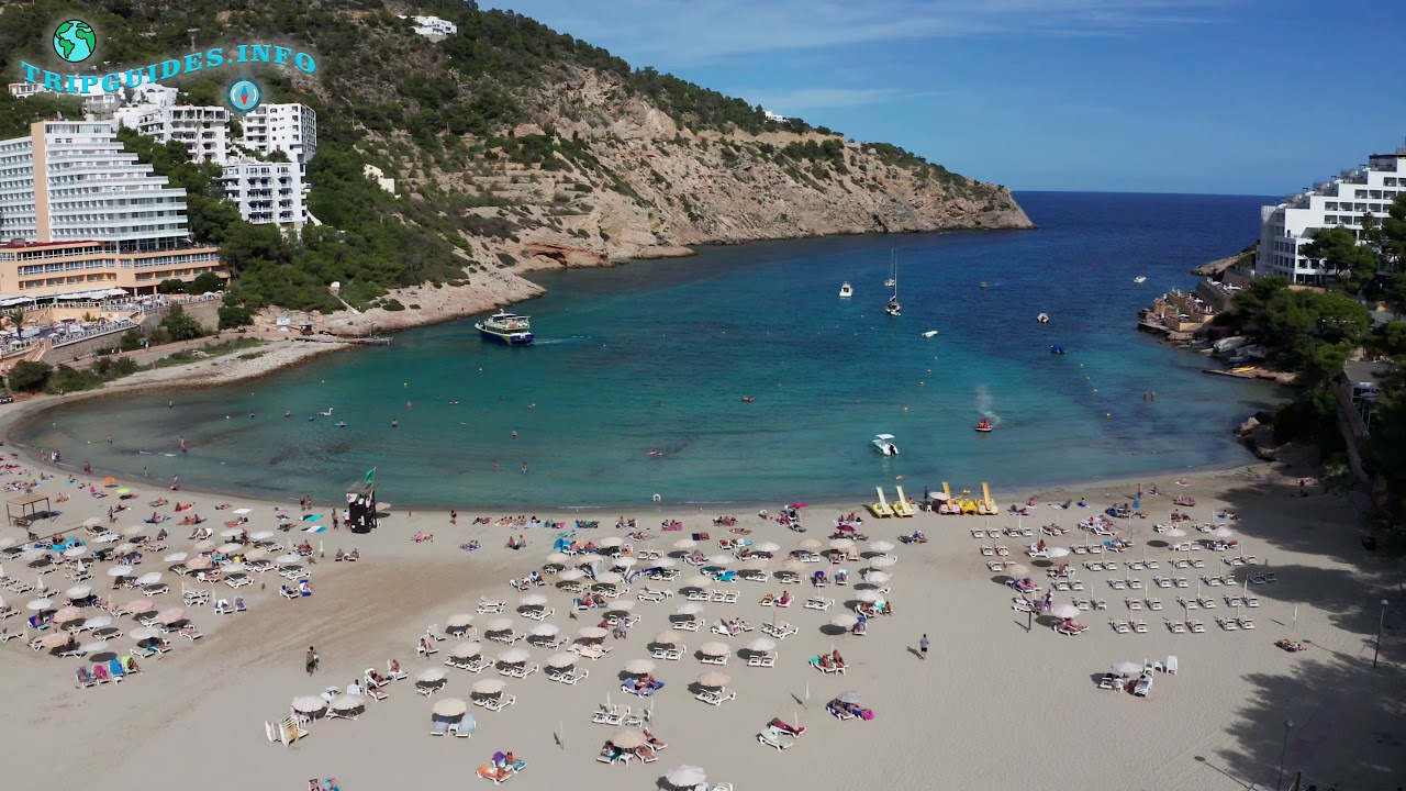 Cala Llonga in Ibiza, Spain