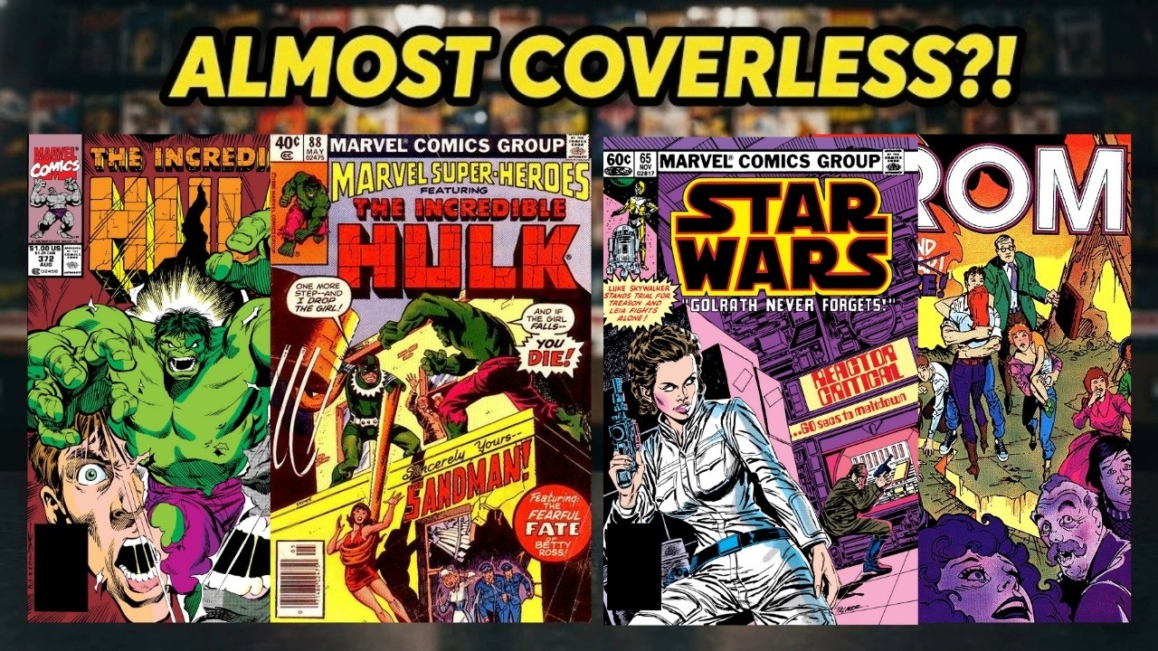 My Almost Coverless Comics - Marvel Collection ft. Hulk, ROM & Star Wars - I just love comics