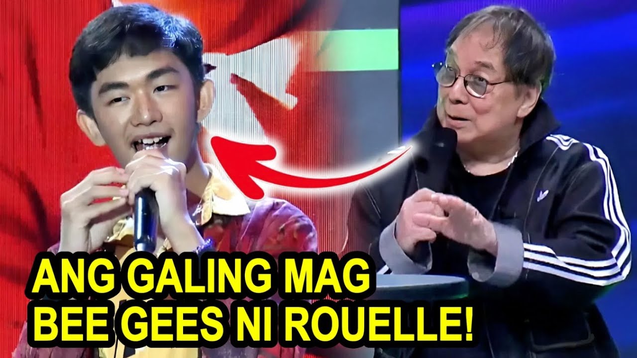 KA-VOICE NI MATT MONRO NA SI ROUELLE CARINO PINAHANGA SI JOEY DE LEON MATAPOS KUMANTA NG BEE GEES❗