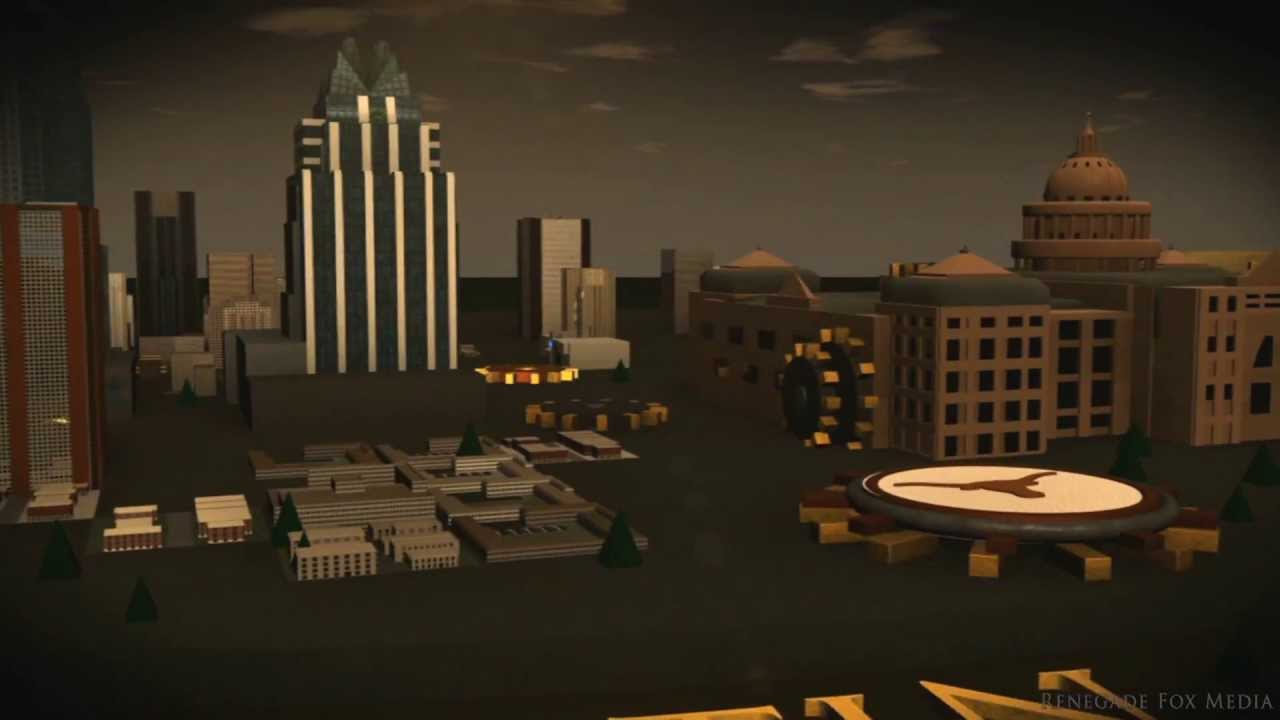 Game of Thrones intro(Texas version): Cinema 4D + After Effects project