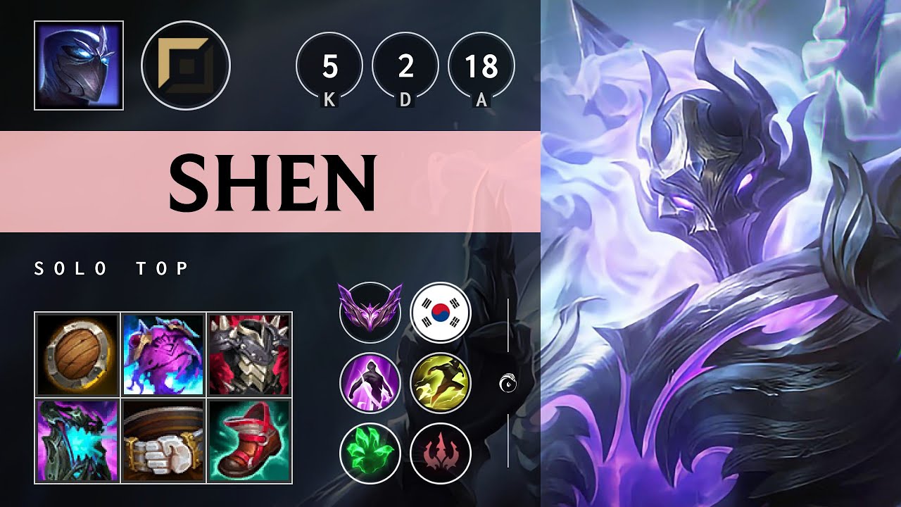 Shen Top vs Mordekaiser - KR Master Patch 25.14