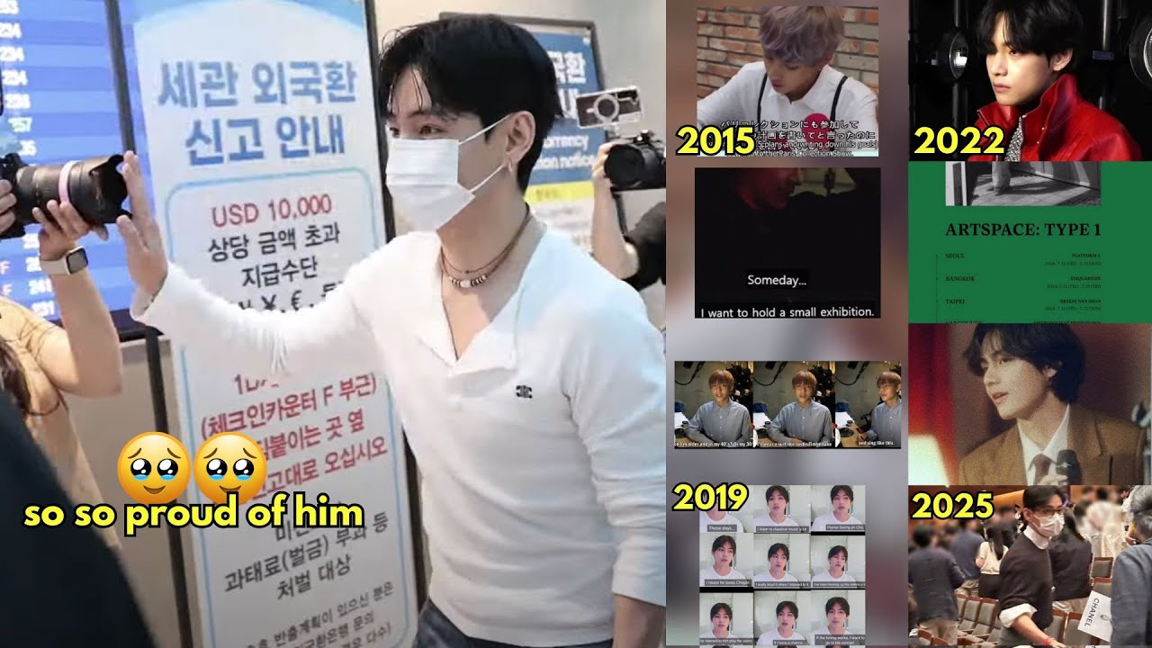 Kim Taehyung’s ability to turn his dreams into reality and honor his word should be examined😎