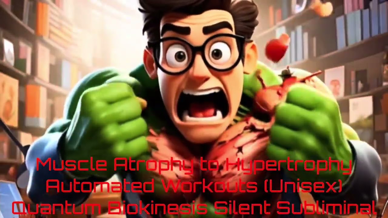 Muscle Atrophy to Hypertrophy Automated Workouts (Unisex) Quantum Biokinesis Silent Subliminal