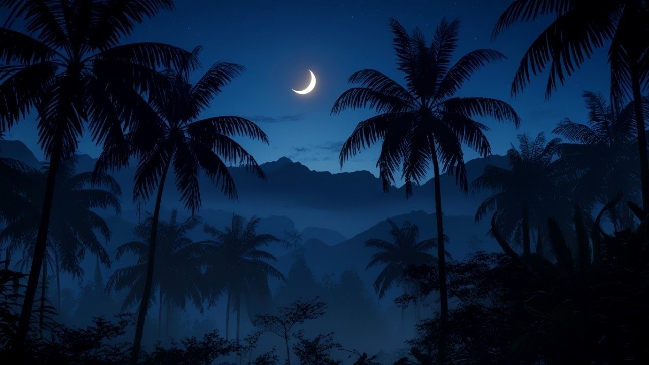 Fall asleep with Forest Night Ambience | Insect & Cricket Sounds – Relaxation, Meditation & Sleep
