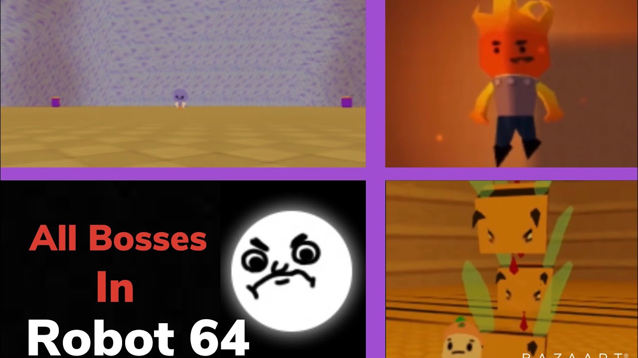 [Robot 64] All Bosses + Ending (Roblox)