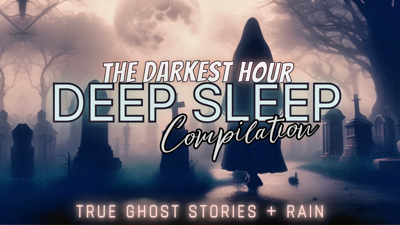 Deep Sleep Compilations | true ghost stories with black screen & rain for sleep 💤 #sleepsounds